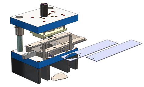 sheet metal progressive tool design|progressive blanking tool diagram.